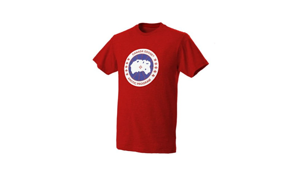 Canada Goose T-Shirt - Men's-Red-X-Large