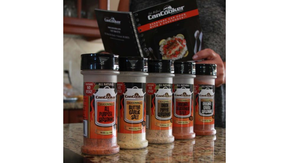 CanCooker Breakfast-Lunch-Dinner Cookbook, Black, One Size, CCCB-1502