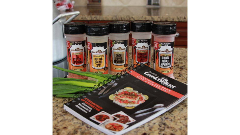 CanCooker Breakfast-Lunch-Dinner Cookbook, Black, One Size, CCCB-1502