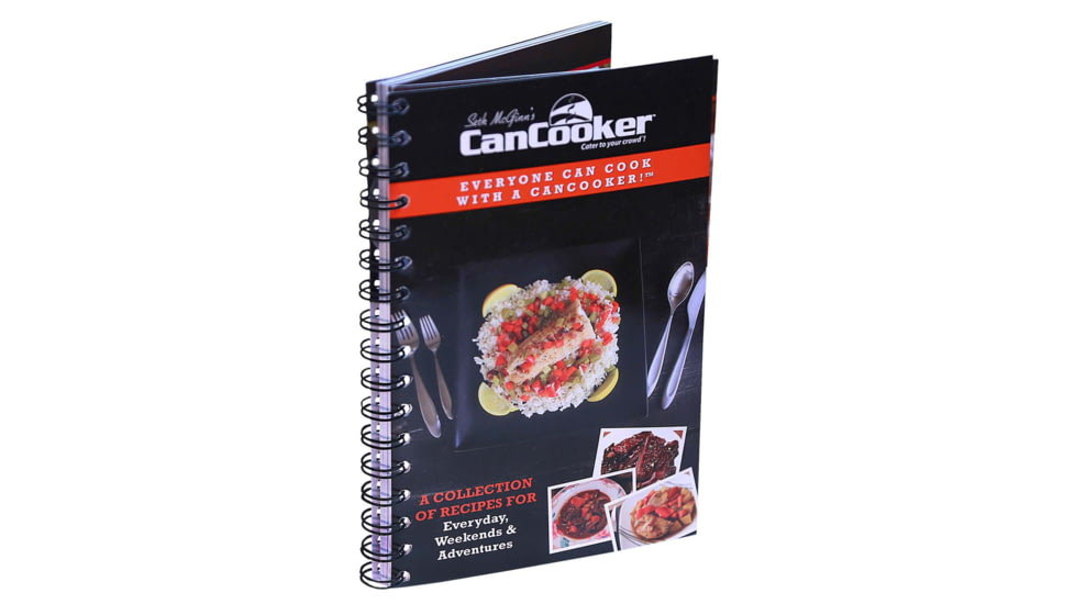 CanCooker Breakfast-Lunch-Dinner Cookbook, Black, One Size, CCCB-1502