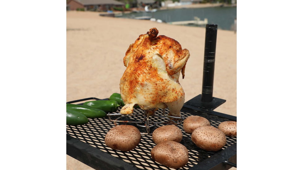 CanCooker Foldable Chicken Rack, Silver, One Size, CKNRK-1501