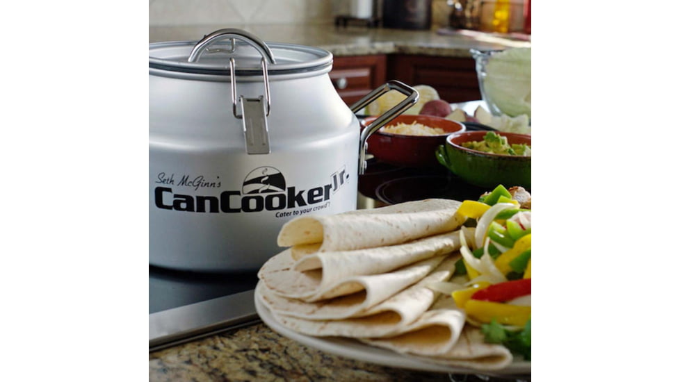 CanCooker Jr. with Non Stick Coating, Silver, 2 Gallon, JR-001