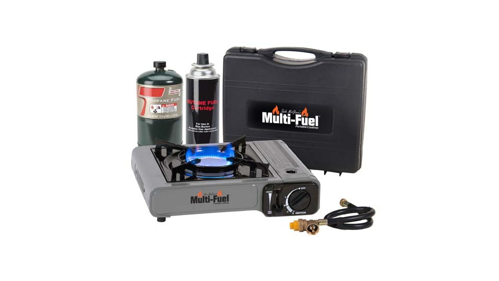 EDEMO CanCooker Multi-Fuel Cooktop, Single Burner, Gray/Black, One Size, SMDF1401, EDEMO2