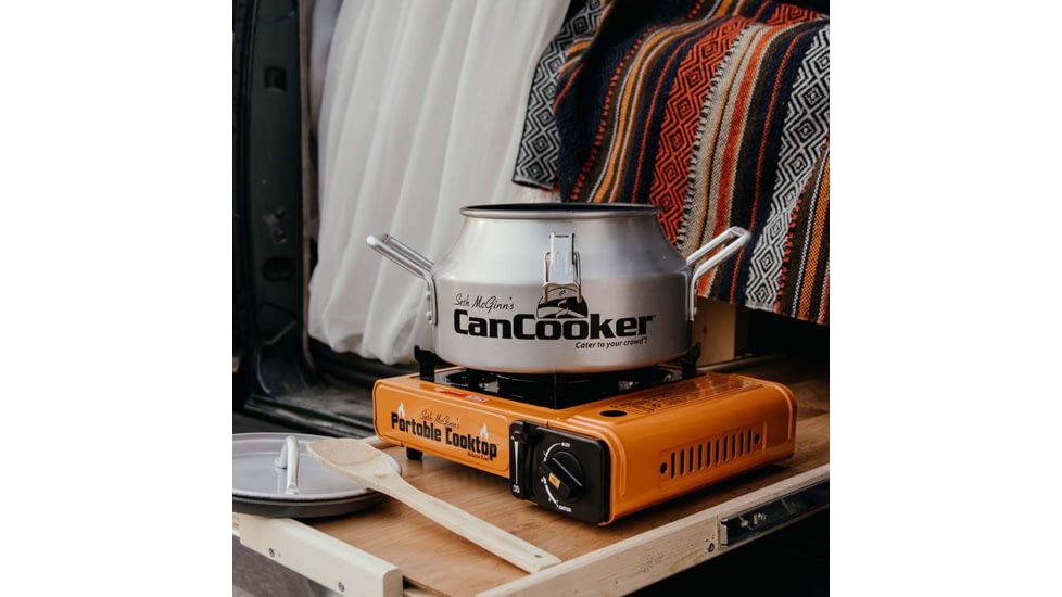 CanCooker Portable Cooktop, Orange, One Size, SMBB6879