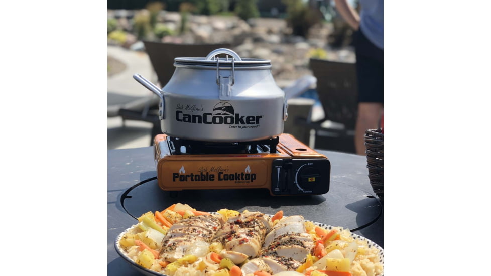 CanCooker Portable Cooktop, Orange, One Size, SMBB6879