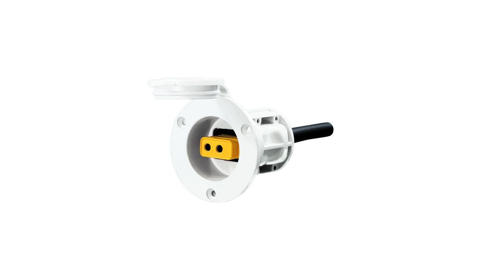 Cannon Flush Mount Power Port, White 032549