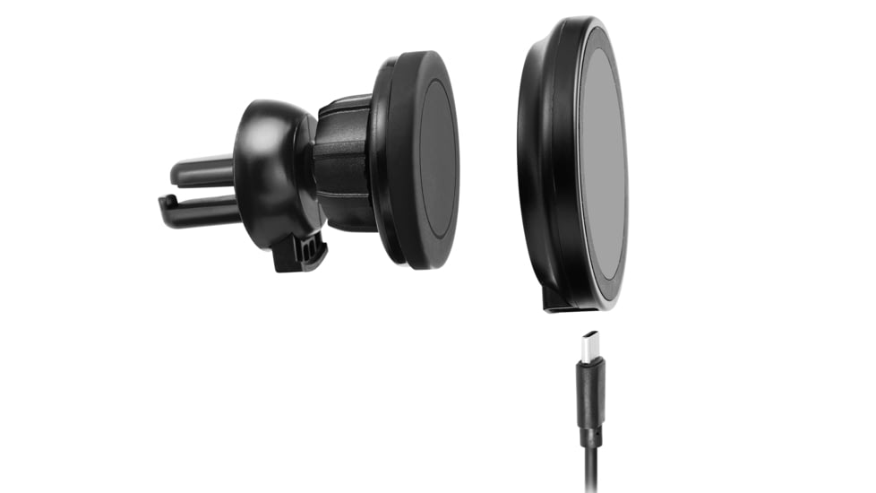 Car and Driver 2-IN-1 Magnetic Wireless Charging Vent Mount &amp; Pad, CAD-9978