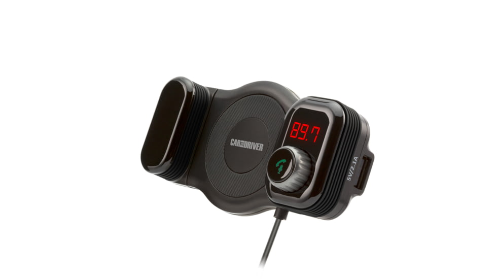 Car and Driver Bluetooth Handsfree FM Transmitter &amp; Vent Phone Holder, CAD-9900
