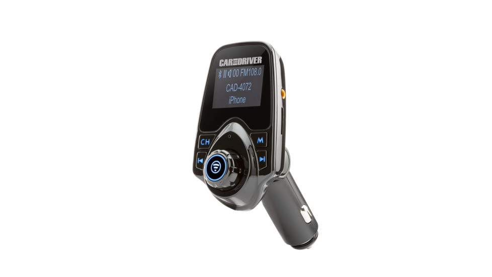 Car and Driver Bluetooth Transmitter with Dual USB Port, CAD-4072BK