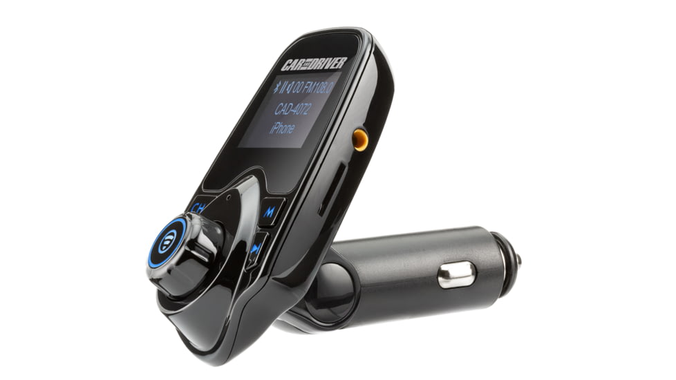 Car and Driver Bluetooth Transmitter with Dual USB Port, CAD-4072BK