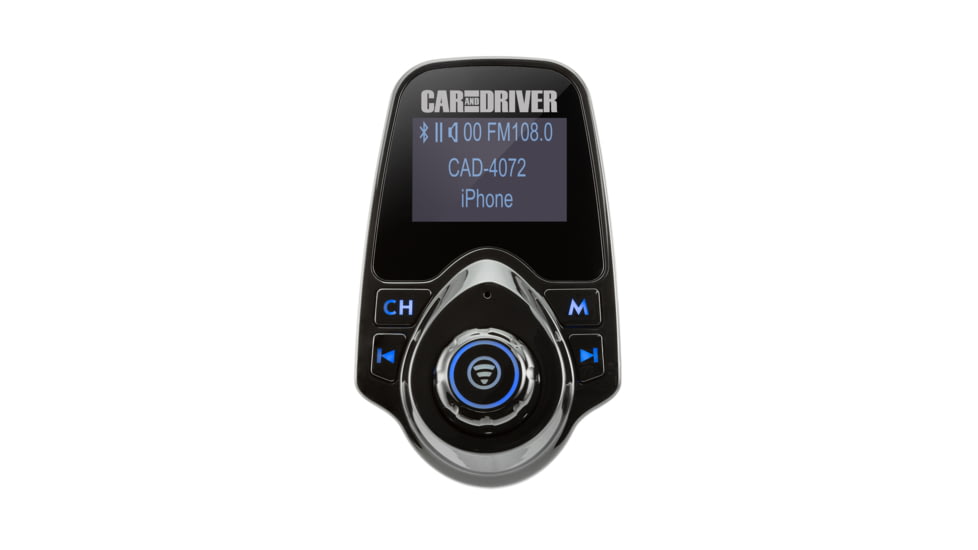 Car and Driver Bluetooth Transmitter with Dual USB Port, CAD-4072BK