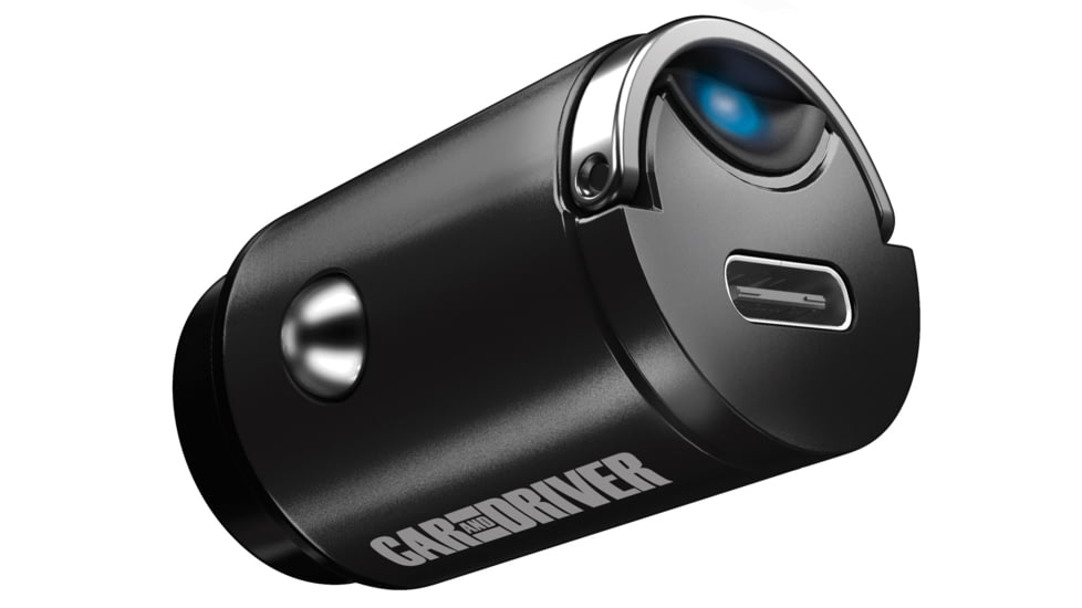 Car and Driver Nanobit Mini 30W Power Delivery USB-C Car Charger, CAD-3055BK