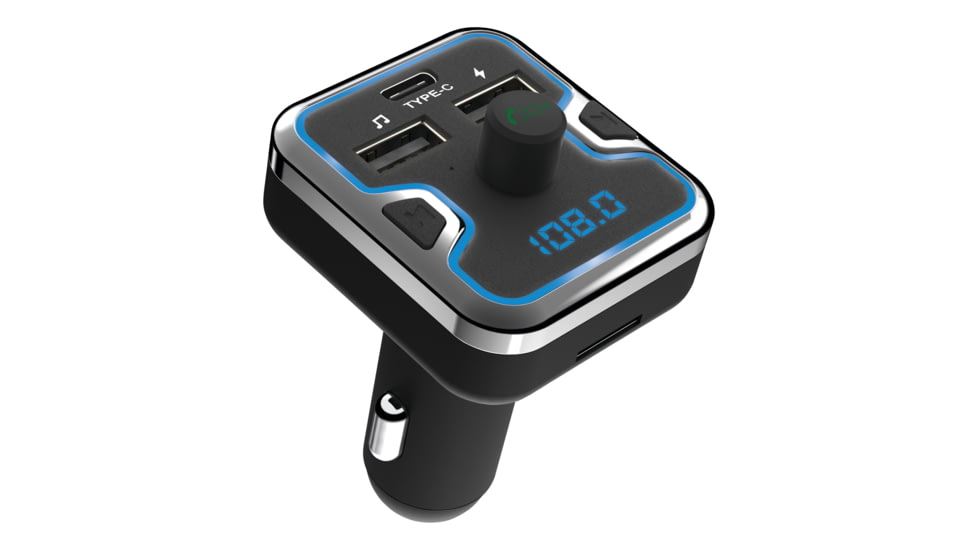 Car and Driver SIRI / Google / Alexa FM Transmitter/12V Charger, CAD-6005