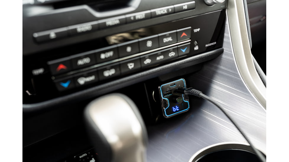 Car and Driver SIRI / Google / Alexa FM Transmitter/12V Charger, CAD-6005