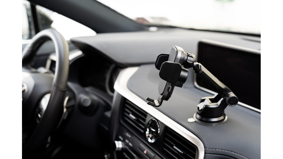 Car and Driver Wireless Charging Kit with Auto-Adjusting Mount, CAD-9905