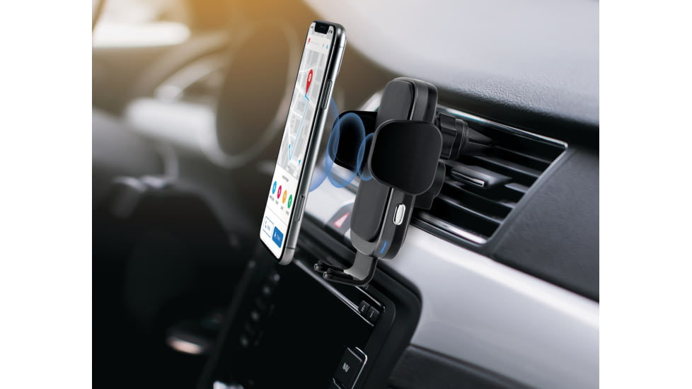 Car and Driver Wireless Charging Kit with Auto-Adjusting Mount, CAD-9905