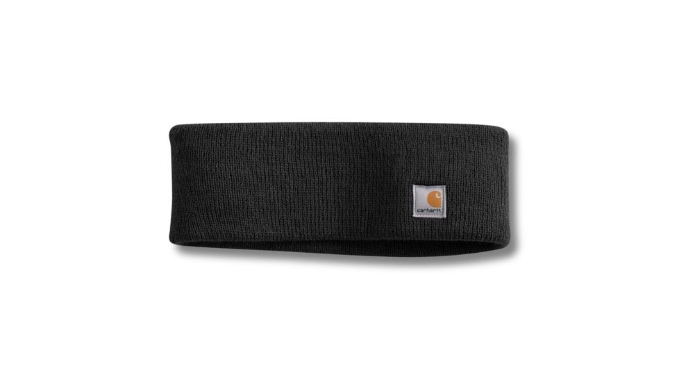Carhartt Acrylic Headband for Womens, Black, One Size Fits All WA053-BLK-OFA