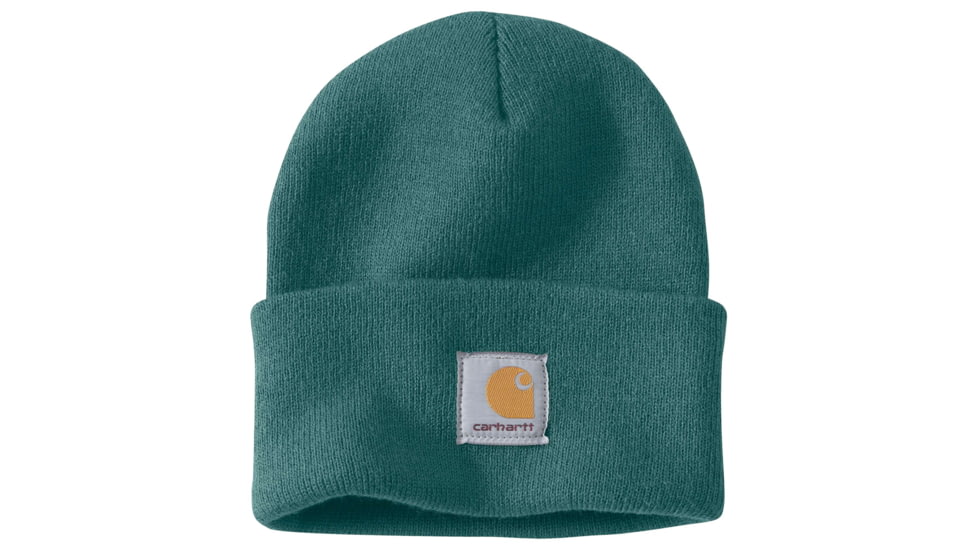 Carhartt Acrylic Watch Hat for Mens, Blue Green, One Size Fits All A18-442-OFA