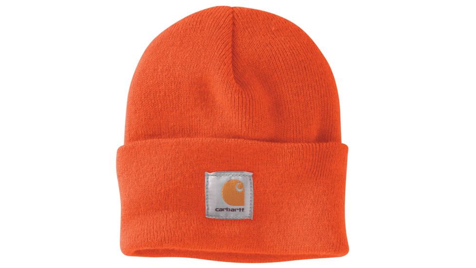 Carhartt Acrylic Watch Hat for Mens, Brite Orange, One Size Fits All A18-BOG-OFA
