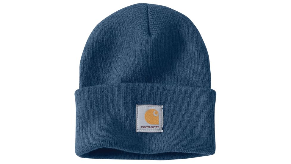 Carhartt Acrylic Watch Hat for Mens, Dark Blue, One Size Fits All A18-DBL-OFA