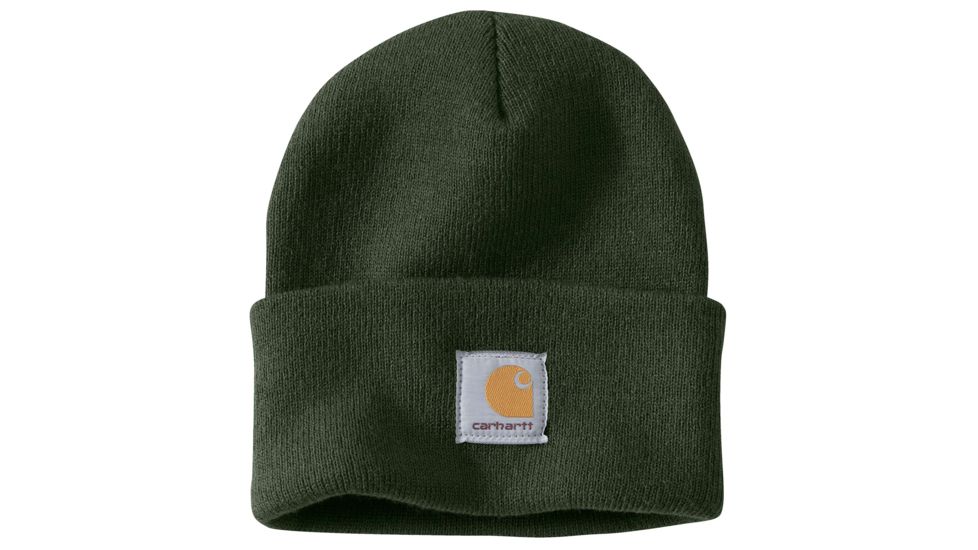 Carhartt Acrylic Watch Hat for Mens, Dark Green, One Size Fits All A18-DGR-OFA