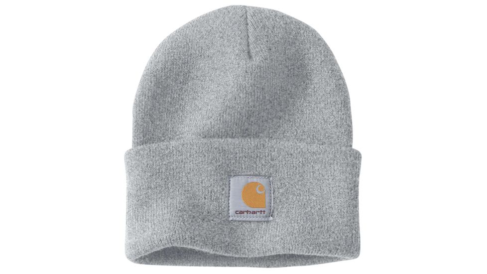 Carhartt Acrylic Watch Hat for Mens, Heather Gray, One Size Fits All A18-HGY-OFA