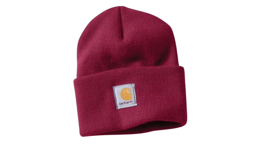 Carhartt Acrylic Watch Hat for Womens, Raspberry, One Size Fits All WA018-654-OFA