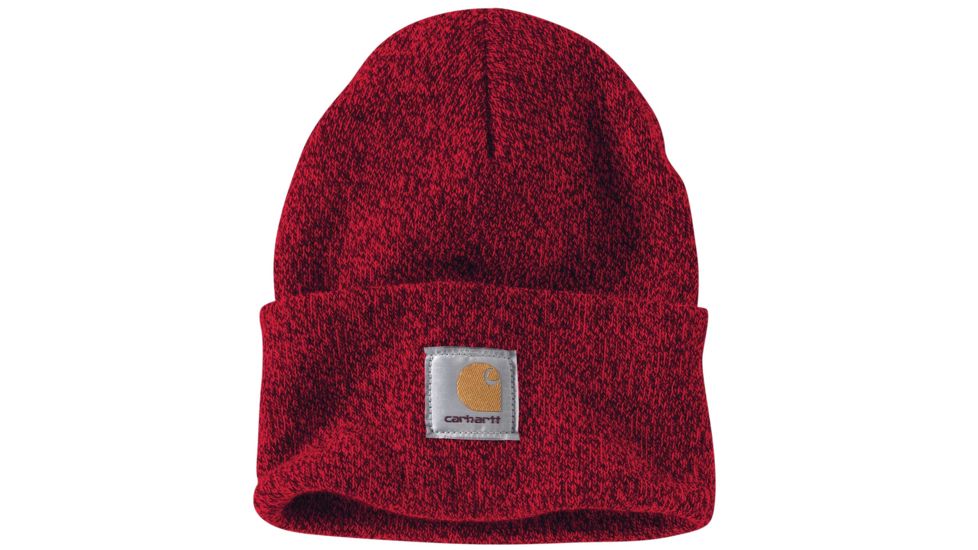 Carhartt Acrylic Watch Hat - Mens, Red/Navy, One Size A18-648-OFA