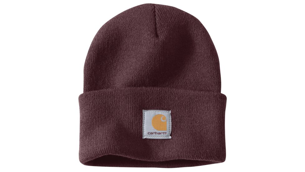 Carhartt Acrylic Watch Hat - Mens, Deep Wine, One Size, A18-643--OFA