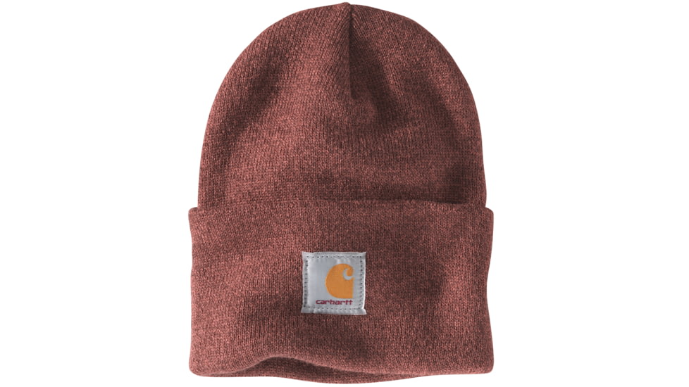 Carhartt Acrylic Watch Hat - Mens, Henna/Dark Cedar Marl, One Size, A18-O10--OFA