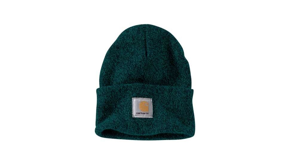 Carhartt Acrylic Watch Hat - Mens, Hunter Green/Black, One Size, A18-303-OFA