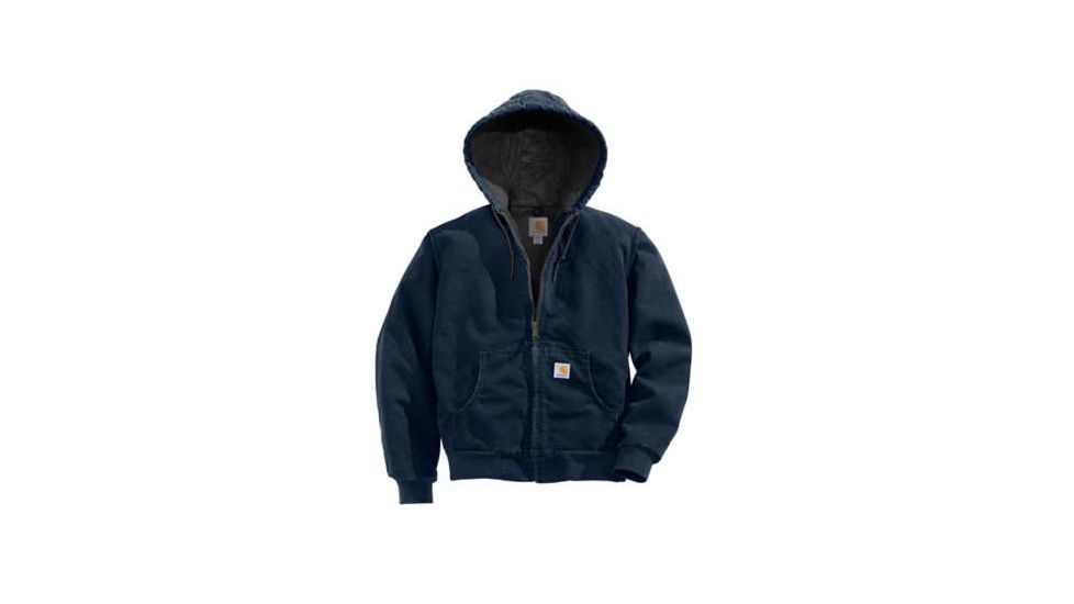 Carhartt Sandstone Quilted-Flannel Active Jac - Women's, Midnight, L-REG, WJ130-403-REG-LRG