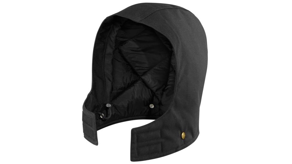 Carhartt Arctic Quilt Lined Sandstone Hood for Mens, Black, Small/Extra Large 102367-001-S/X