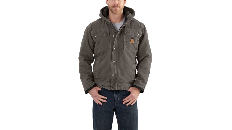 Carhartt Bartlett Jacket for Mens, Gravel, Large/Tall 102285-039-TLL-L