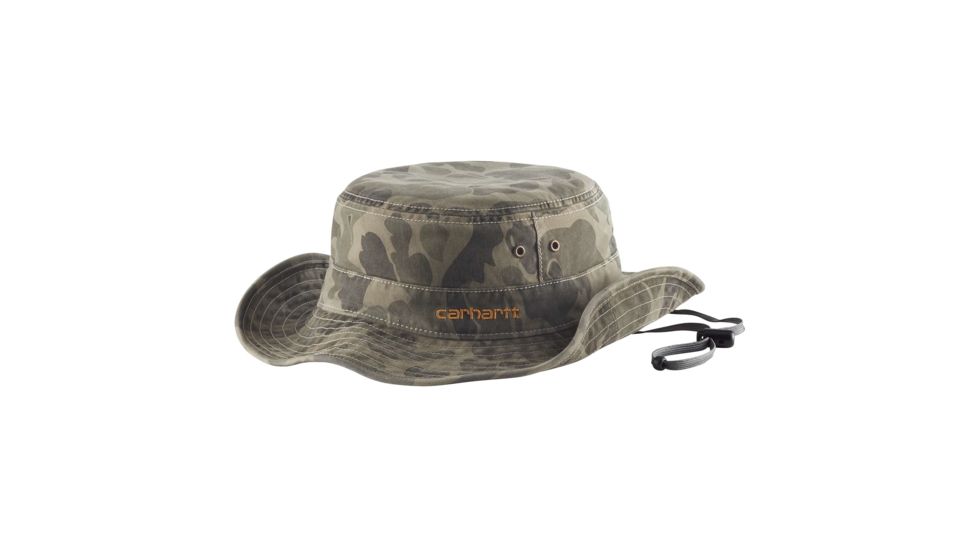 Carhartt Billings Boonie Hat - Mens, Burnt Olive Camo, L/XL 101199-379-LXL