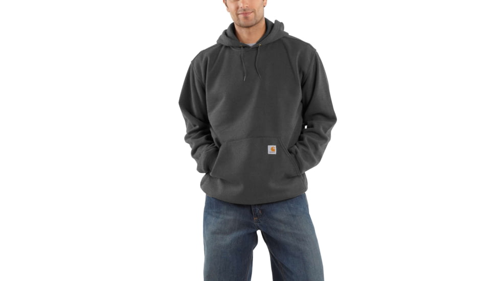 Carhartt Midweight Hooded Pullover Sweatshirt - Men's, Charcoal Heather, 4XL/Regular, K121-CHH-REG-4XL