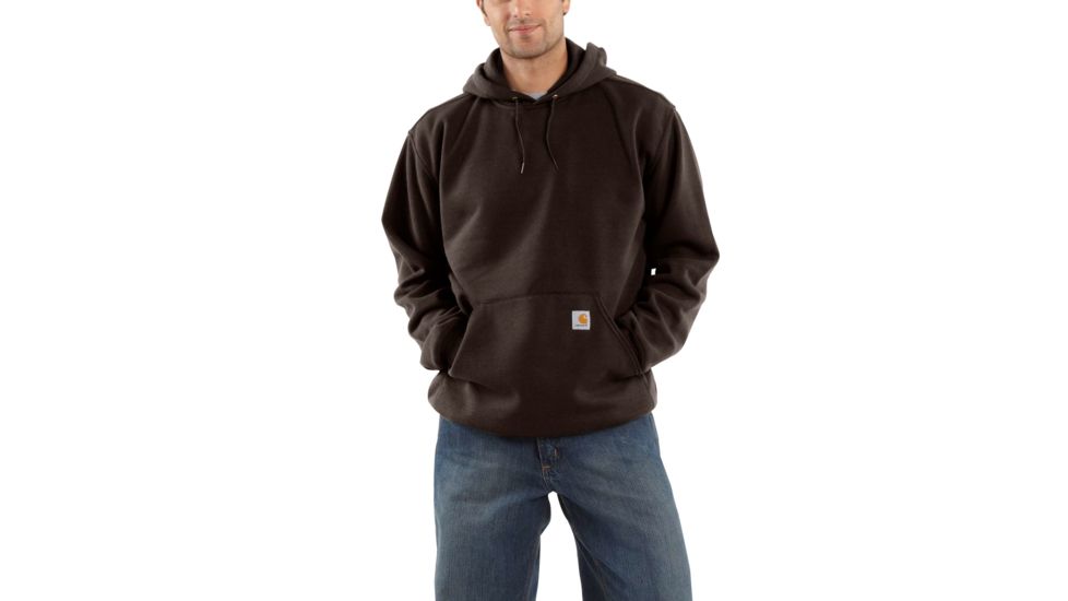 Carhartt Midweight Hooded Pullover Sweatshirt - Men's, Dark Brown, Small/Regular, K121-DKB-REG-SML