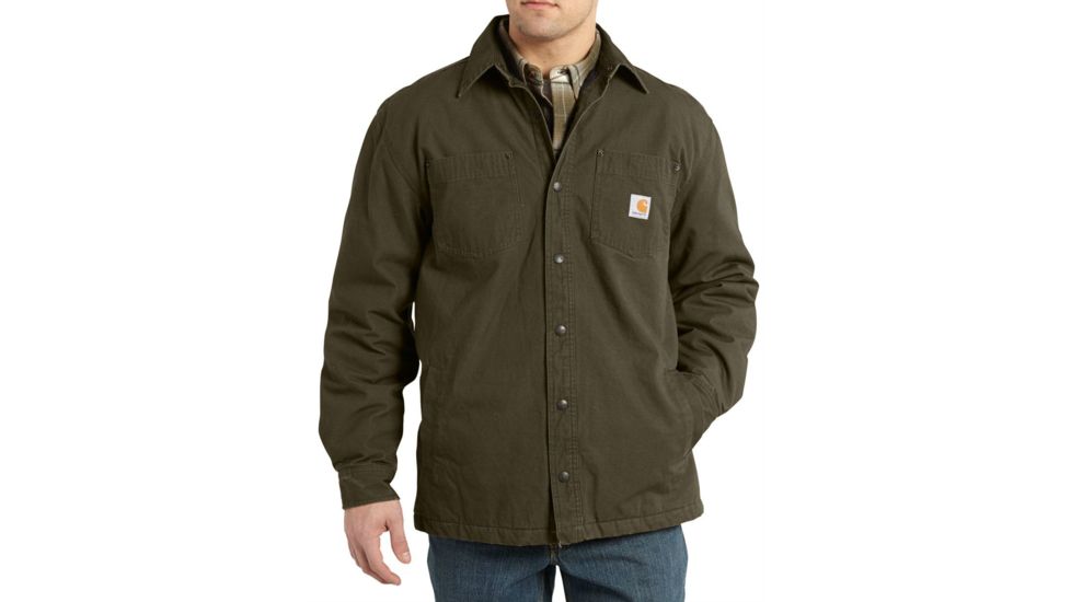 Chatfield Ripstop Shirt Jacket - Mens-Dark Coffee-Large-Regular