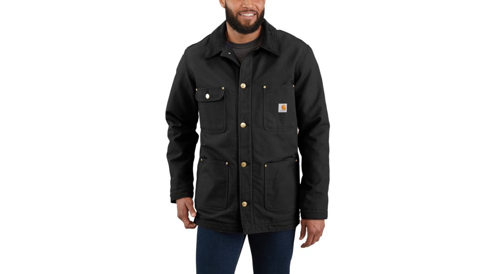 Carhartt Chore Coat - Mens, Black, Large, 103825-BLK-REG-L