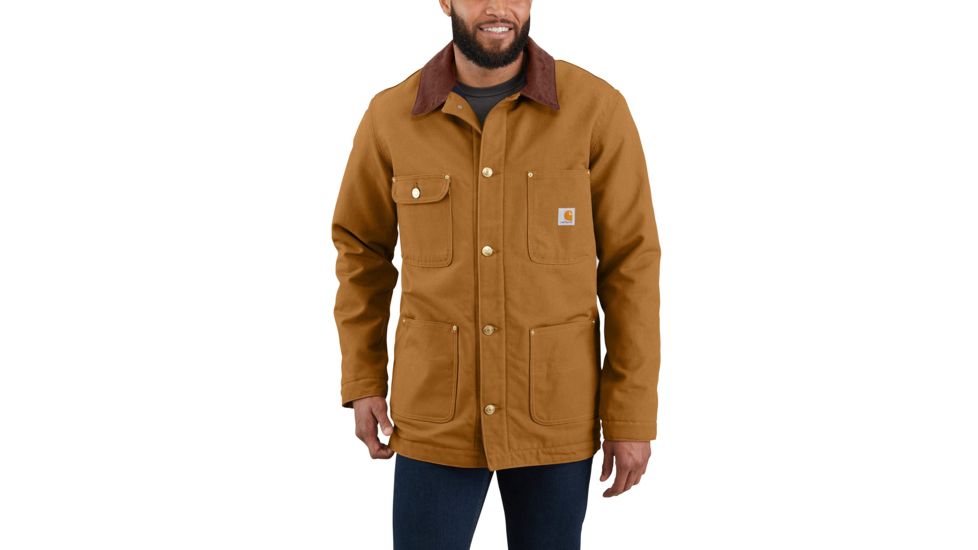 Carhartt Chore Coat - Mens, Carhartt Brown, Extra Large, 103825-BRN-REG-XL