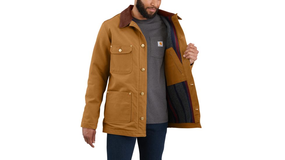 Carhartt Chore Coat - Mens, Carhartt Brown, Extra Large, 103825-BRN-REG-XL