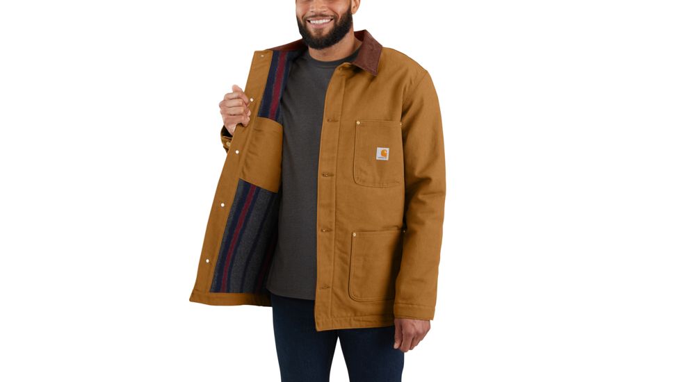 Carhartt Chore Coat - Mens, Carhartt Brown, Extra Large, 103825-BRN-REG-XL