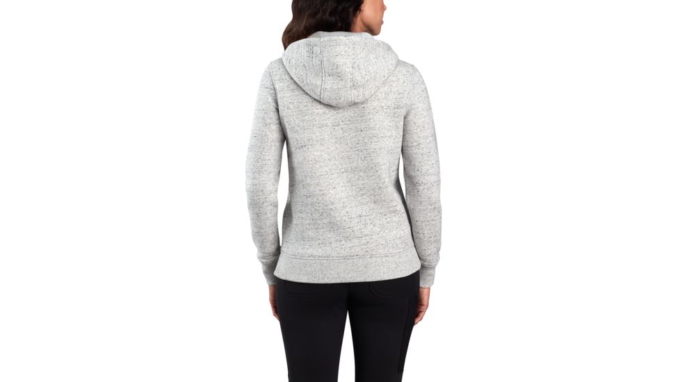 Carhartt Clarksburg Half Zip Hooded Sweatshirt - Womens, Asphalt Heather Nep, Large, 103240-E07-REG-L