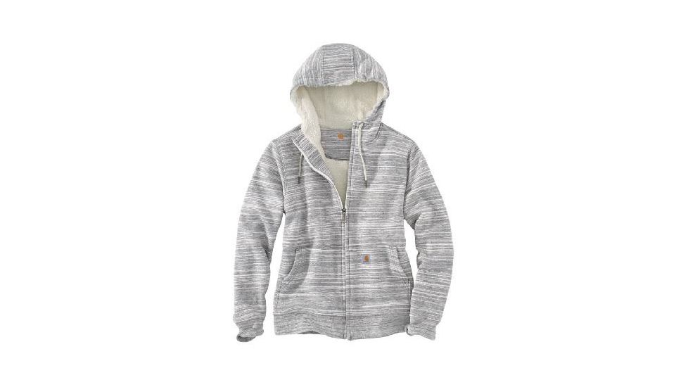 Carhartt Clarksburg Sherpa Lined Hoodie - Womens, Shadow Space Dye, XXL-REG, 102787-099-REG-XXL