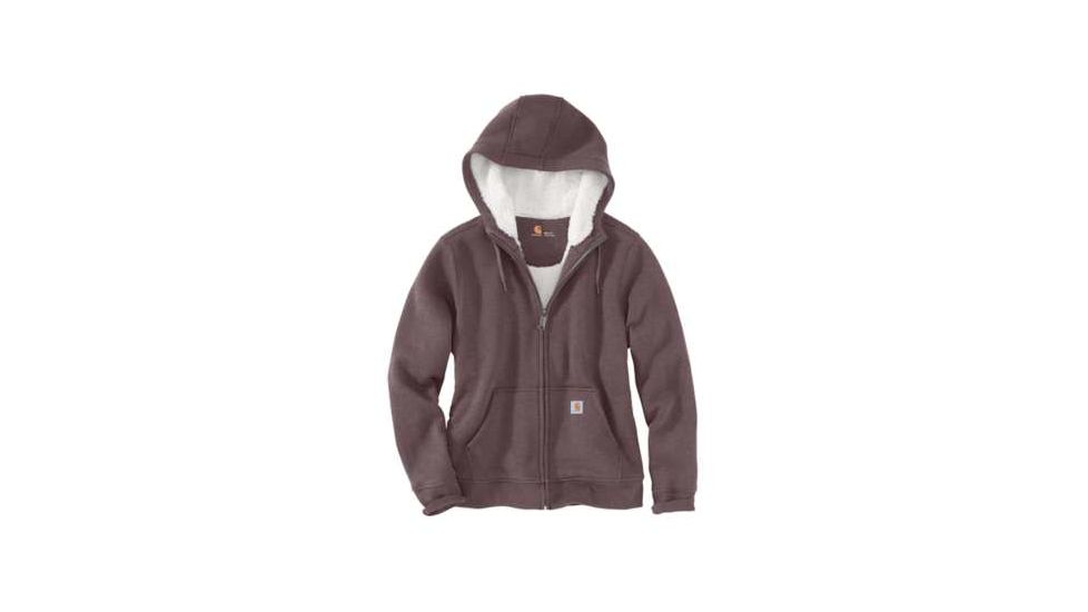 Carhartt Clarksburg Sherpa Lined Hoodie - Womens, Sparrow Heather, XXL-REG, 102787-549-REG-XXL