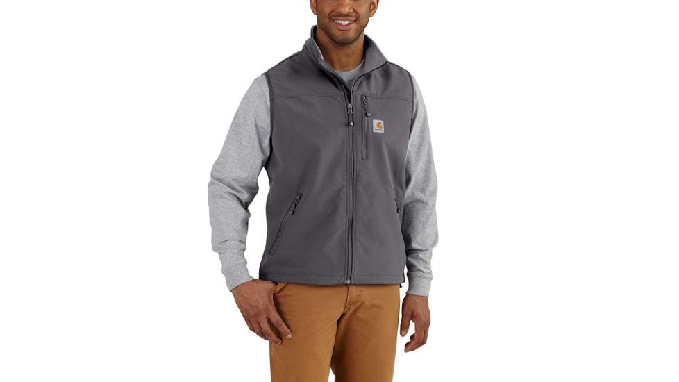 Carhartt Denwood Vest for Mens, Charcoal, Large/Regular 102219-022-REG-L
