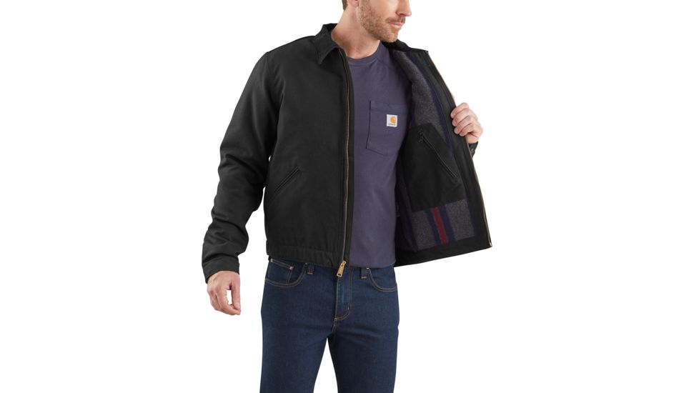 Carhartt Detroit Jacket - Mens, Black, Extra Large, 103828-BLK-REG-XL