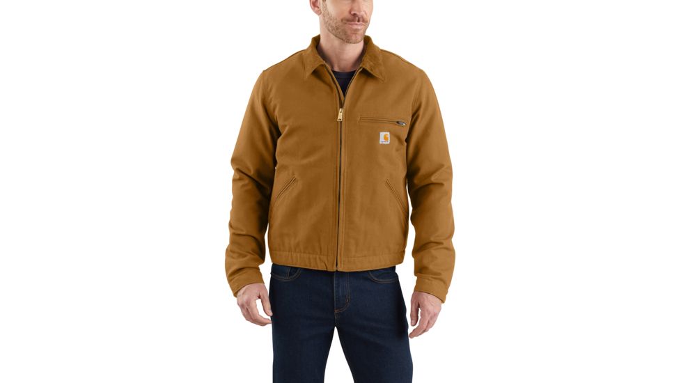 Carhartt Detroit Jacket - Mens, Carhartt Brown, Large, 103828-BRN-REG-L