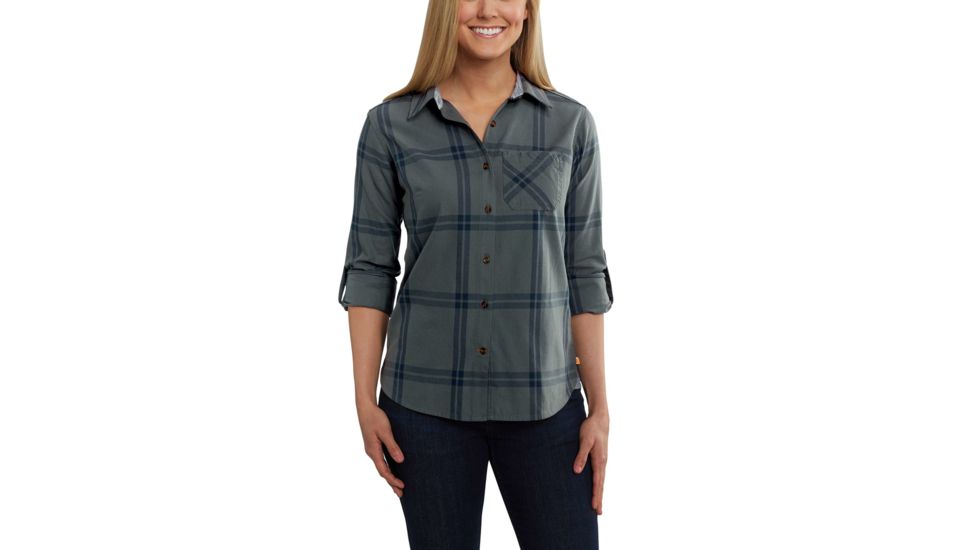 Carhartt Dodson Long Sleeve Shirt for Womens, Elm, Extra Large/Regular 102777-305-REG-XL