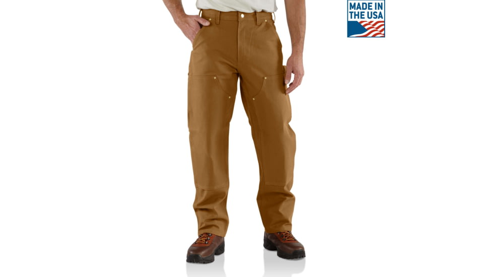 Carhartt Firm Duck Double-Front Work Dungaree - Men's, Carhartt Brown, 28-32, B01-BRN-28-32